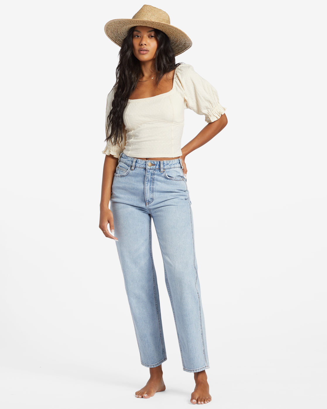 Fold Over Straight Leg Pants – Madida Clothing